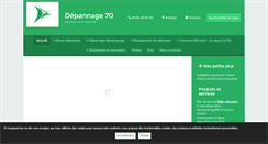 Desktop Screenshot of depannage-70.fr