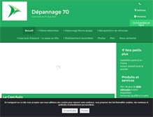 Tablet Screenshot of depannage-70.fr